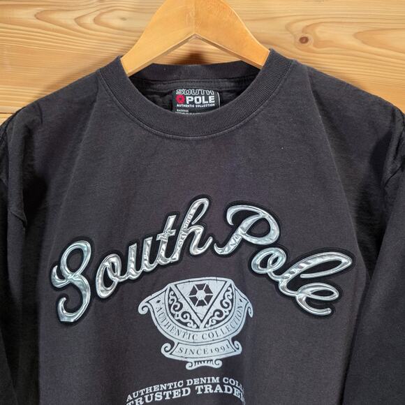 Vintage Y2K South Pole 3D Logo T Shirt Men Large Oversized XL - Picture 2 of 9